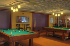 pool tables at the Wellsworth hotel